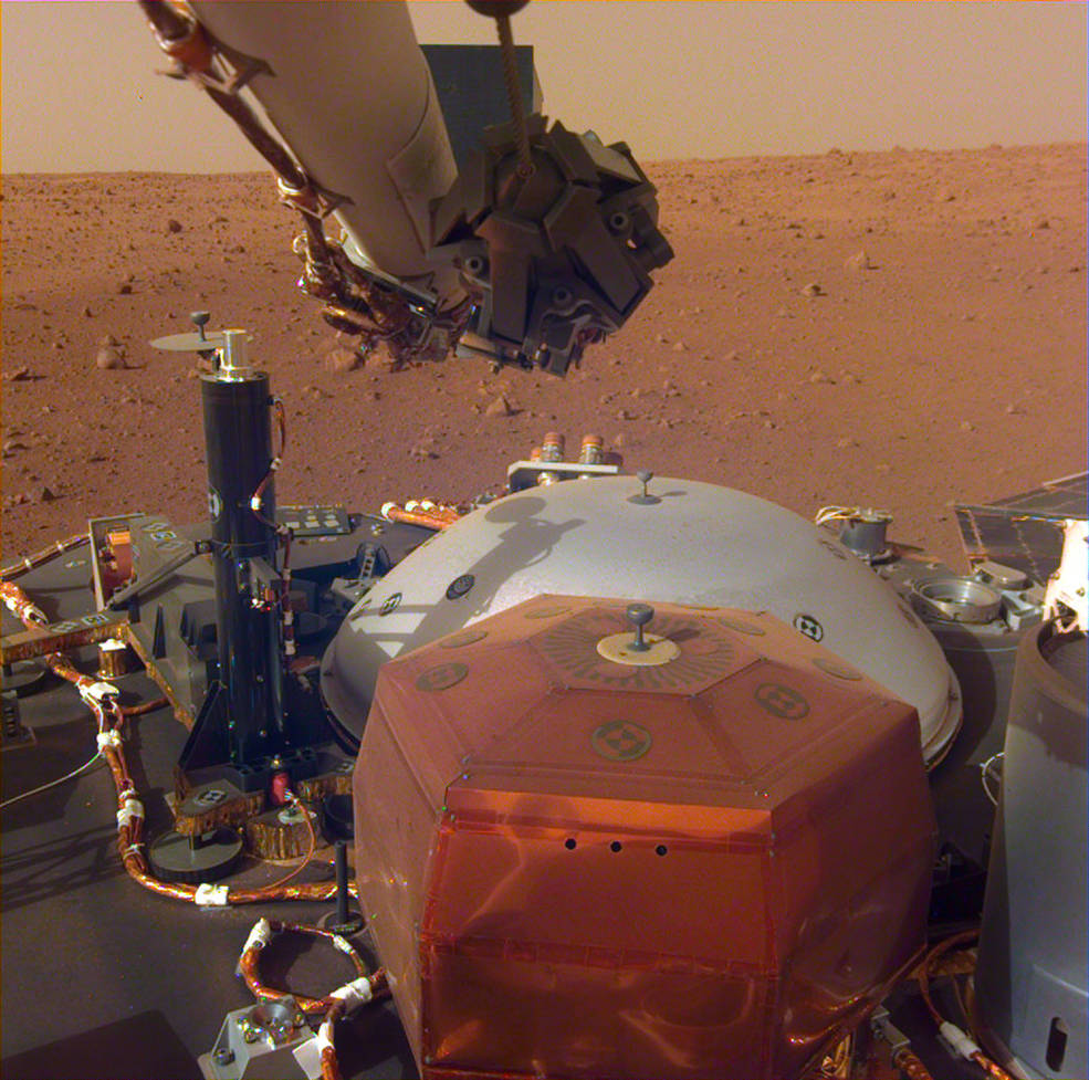 InSight photo on Mars