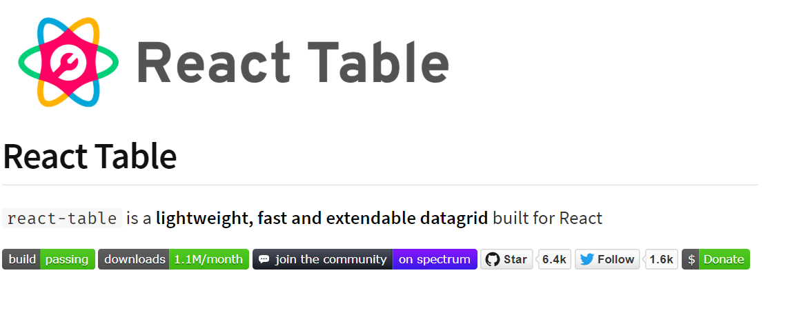 React-table 使用手册 - 链滴