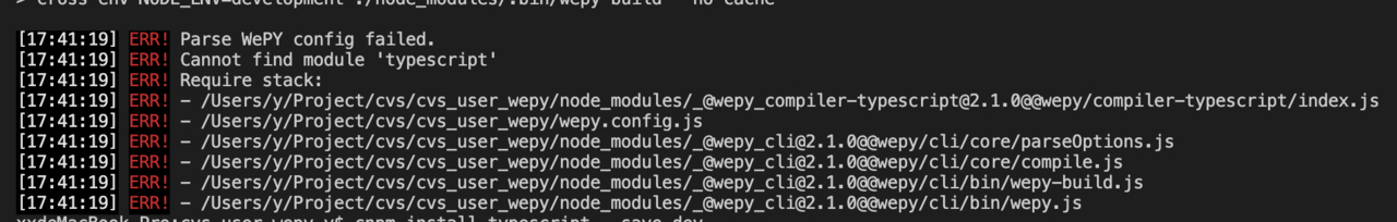 【Wepy 2.0】使用 Typescript