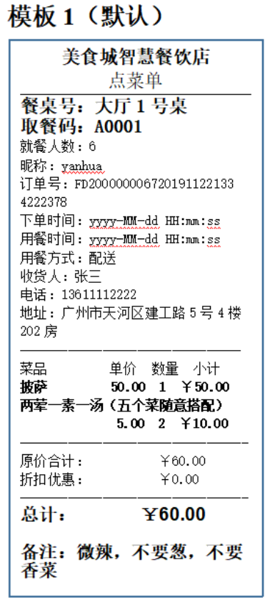 模板1（默认）