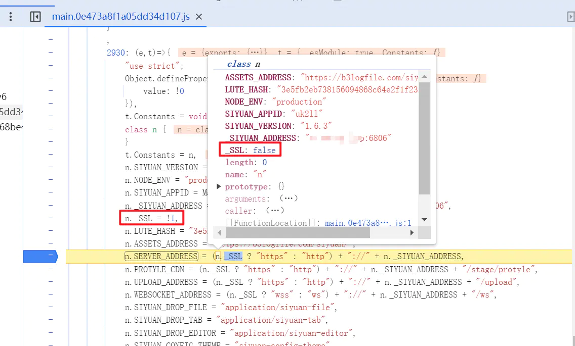 思源 docker 配置了 https 反向代理应用的 6806 端口,升级最新 v3.0.5 后,出现页面一直处于加 - 链滴