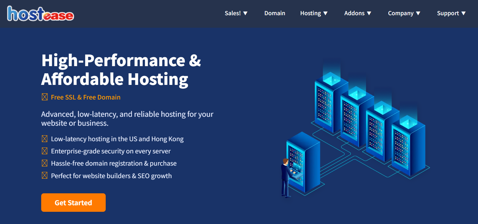 HostEase官网首页