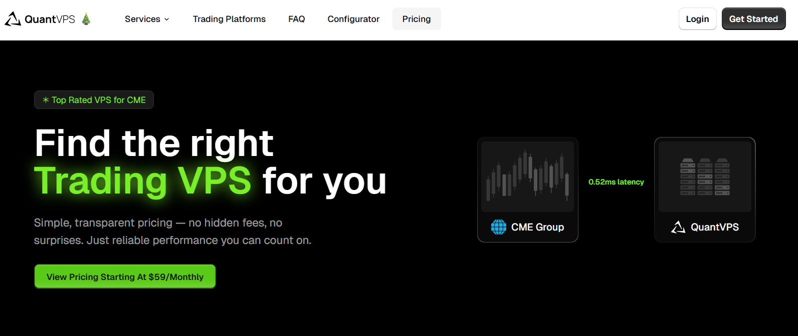 QuantVPS官网截图